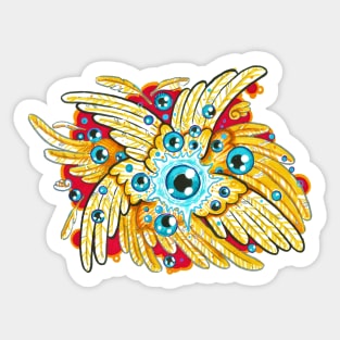 Surprised Angel Sticker